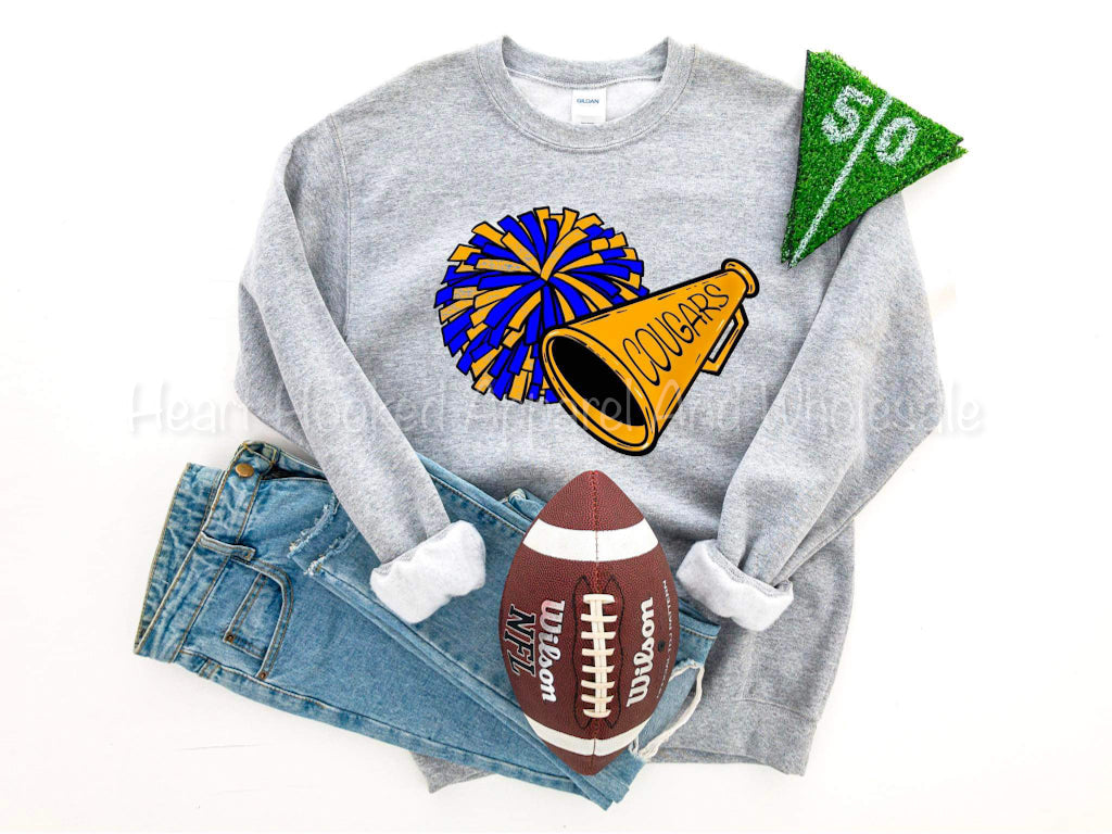Cougars Cheer (colors and name can be changed)