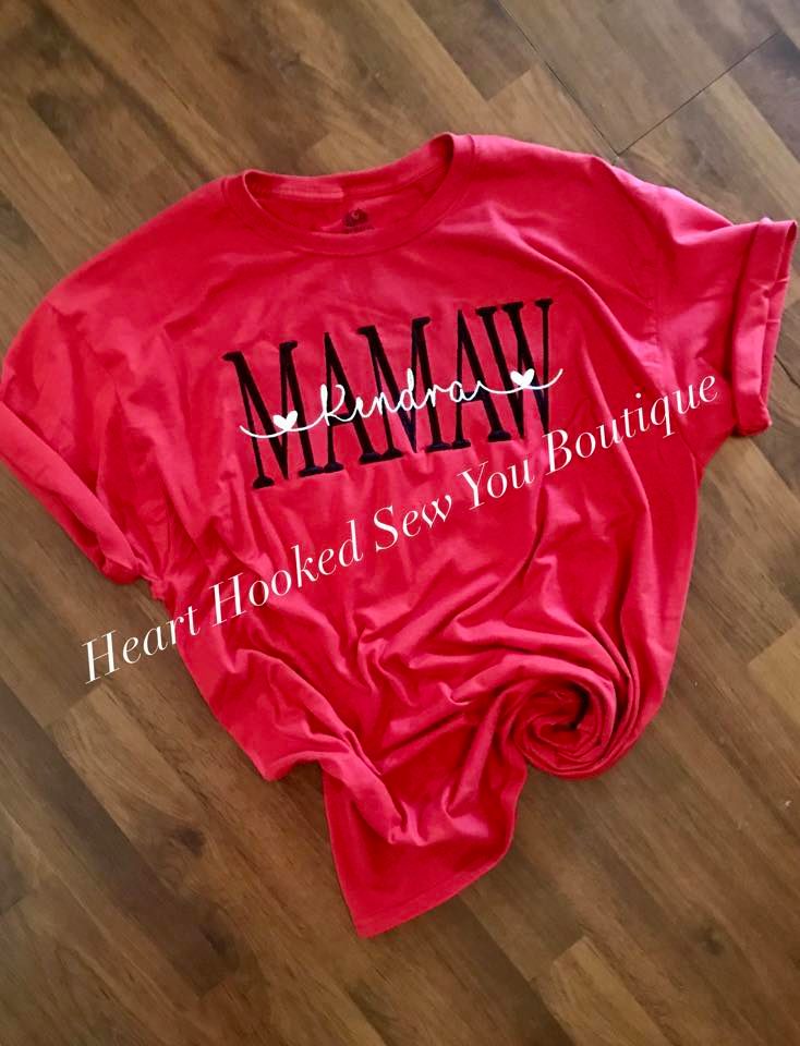 Personalized Tee (Mom, Nana, Grandma, Mamaw, Nanaw, ) Fully Customizable!