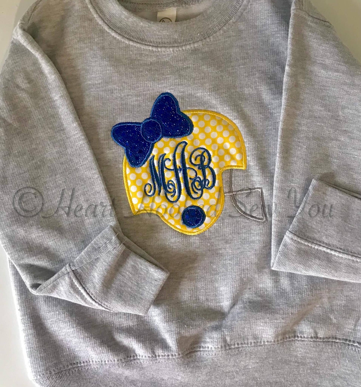 Football Helmet Monogrammed (2T-7)