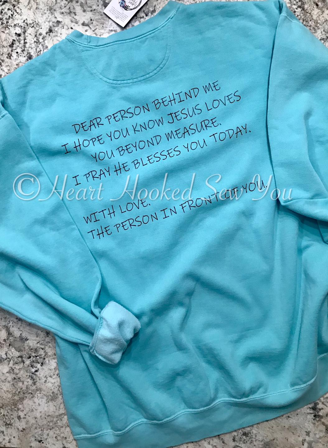 Love Like Jesus Comfort Color Sweatshirt (CHOOSE 2 COLORS AS THEY SALE OUT FAST)