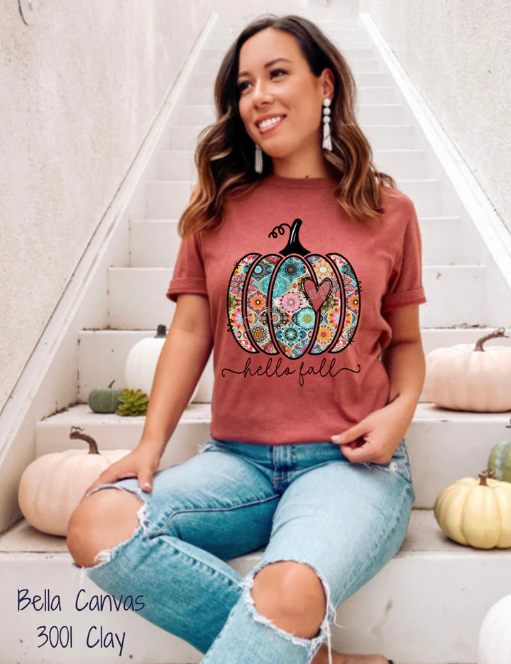 Patchwork Pumpkin Hello Fall