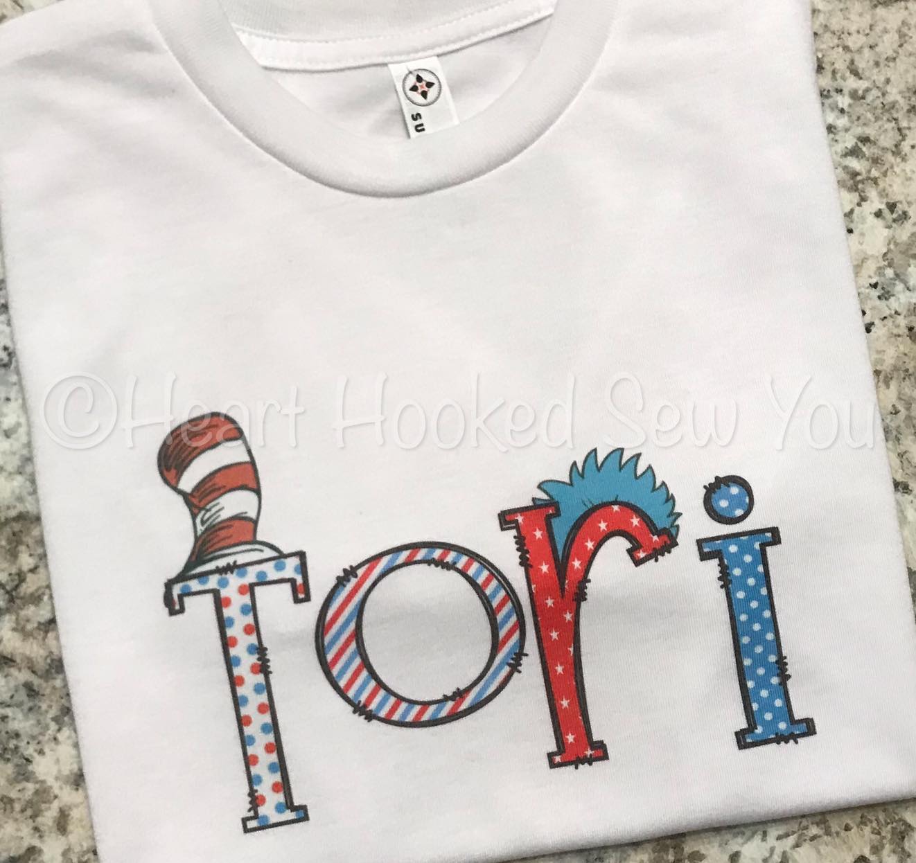 Custom Dr Seuss Childs Tee