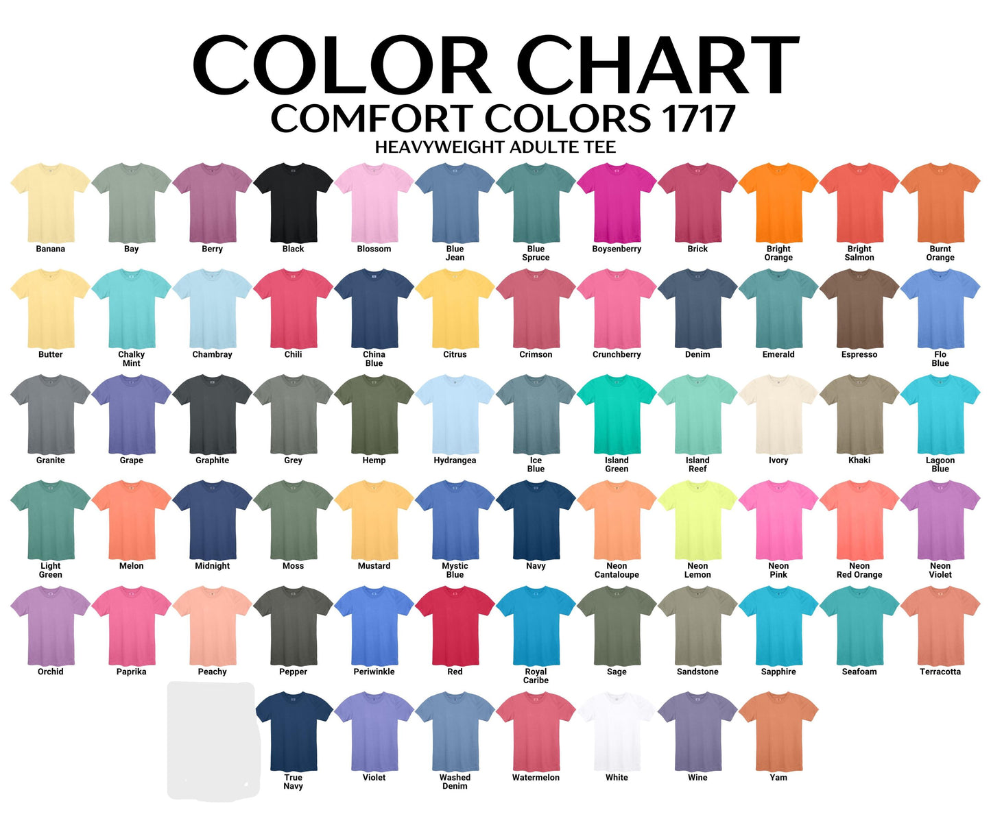 Left Chest Monogramed Tees
