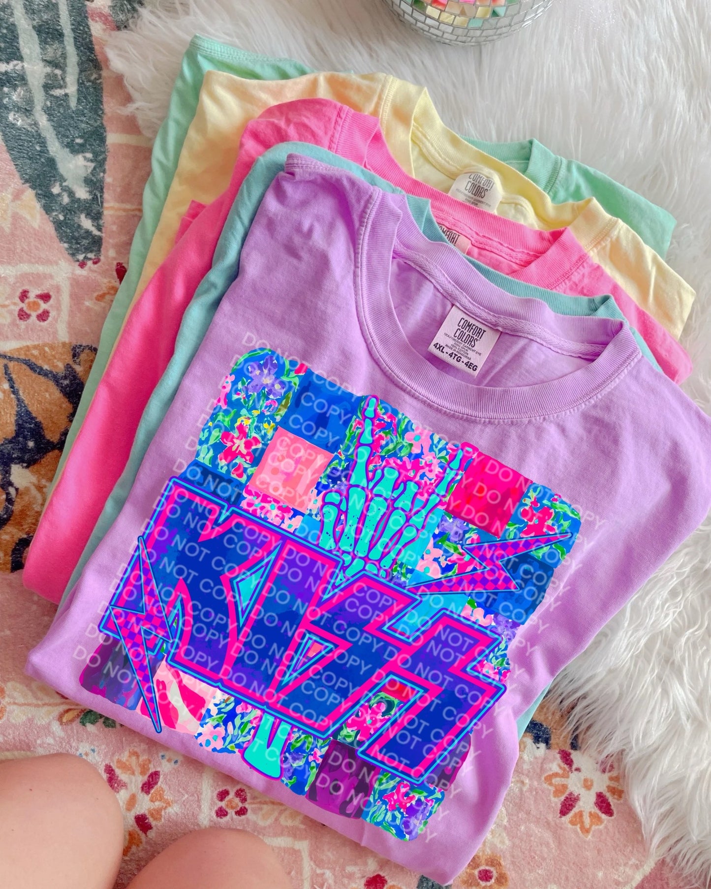Band Neon Comfort Color T-Shirts