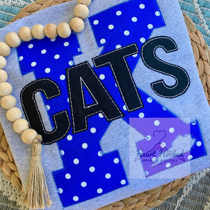 Big K Cats Applique Shirt