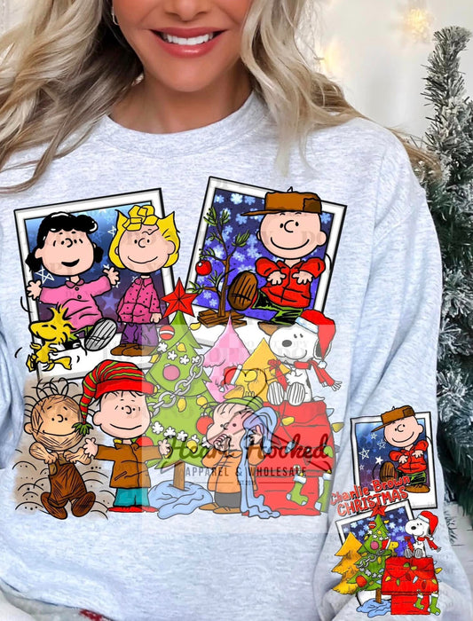 Charlie Brown Christmas With Sleeve Design