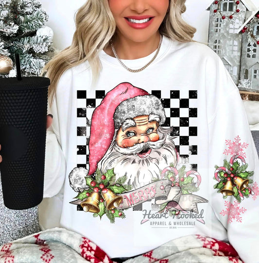 Merry Santa With Sleeve Design