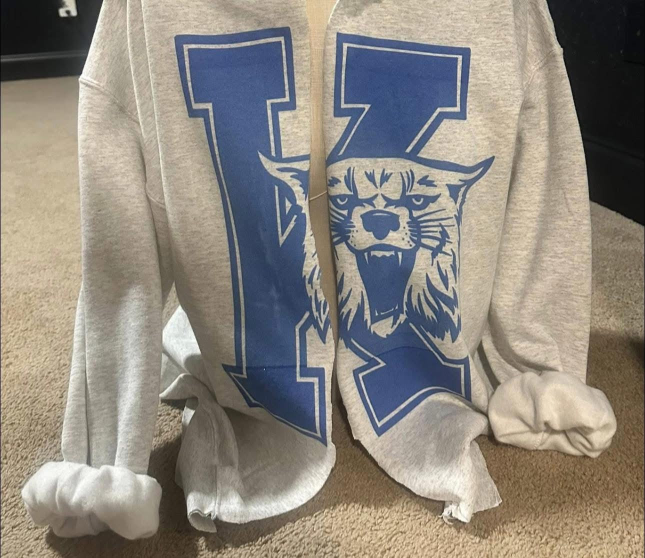 Sweatshirt Cardigan