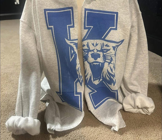 Sweatshirt Cardigan