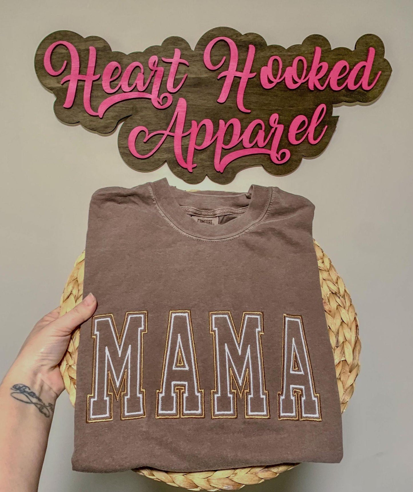 Mama Stitched Comfort Color T-shirts