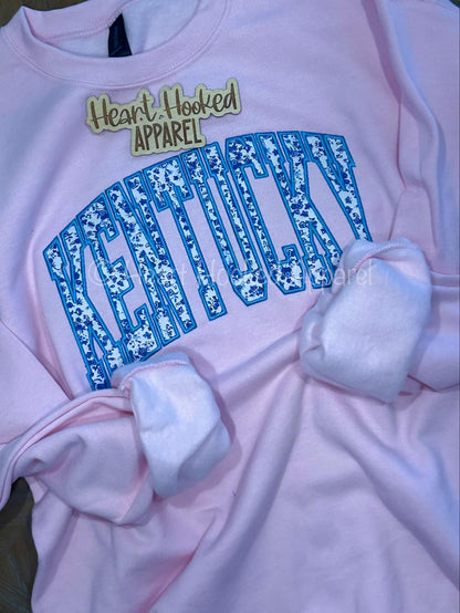 Kentucky Floral Applique