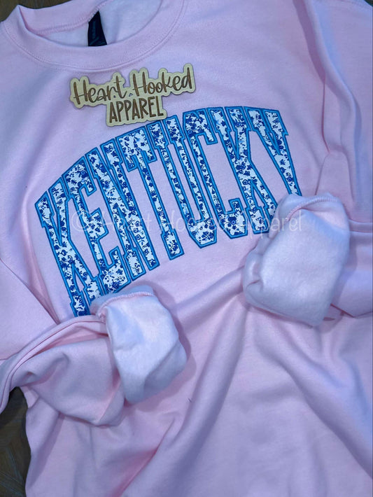 Kentucky Floral Applique