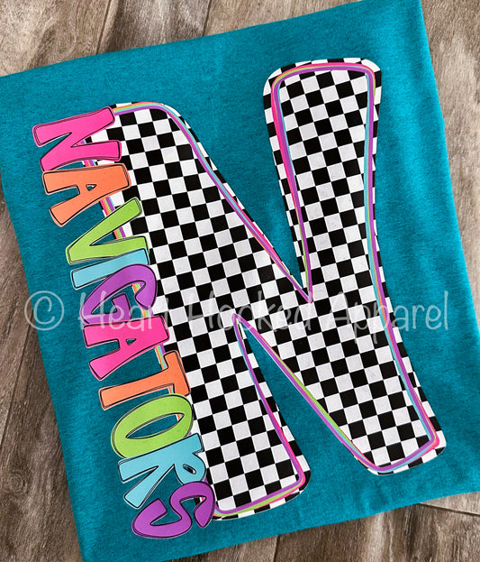Custom Checker Teams T-Shirts (Gildan tees)