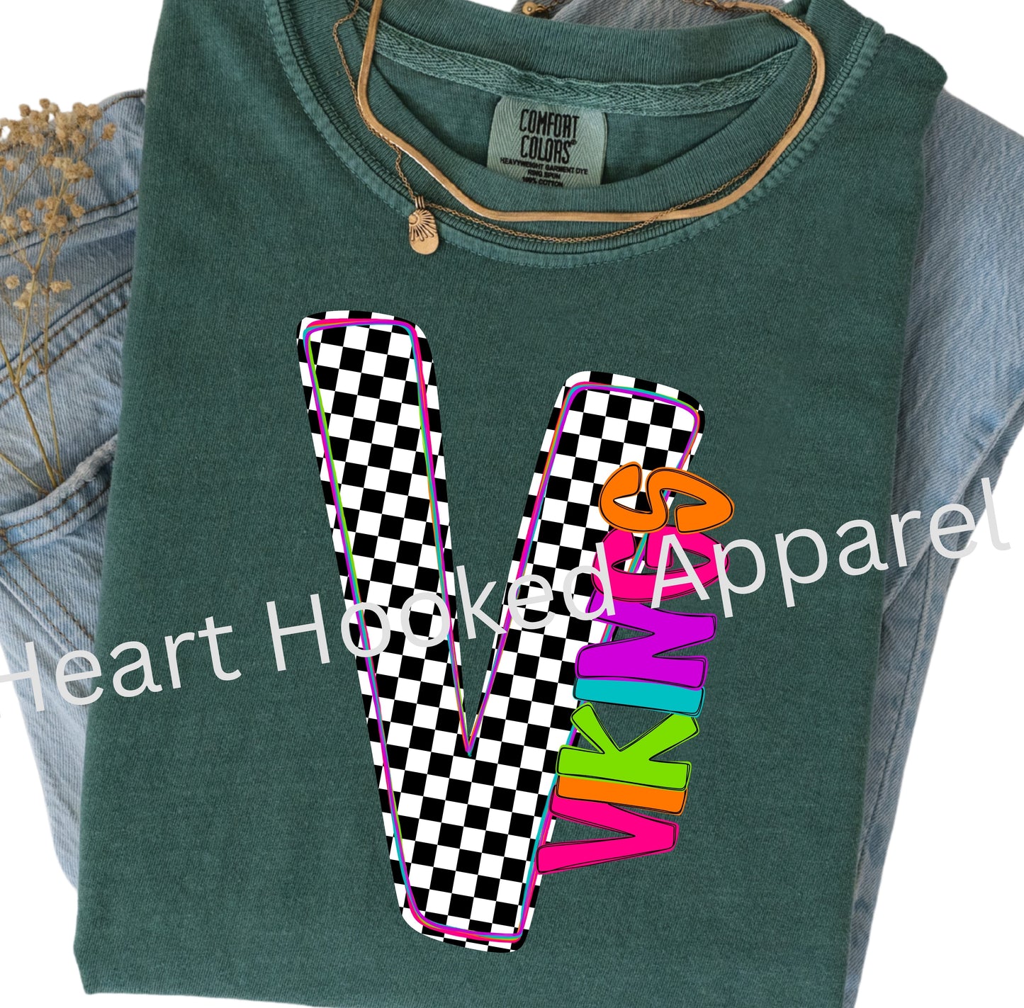Custom Checker Teams T-Shirts (comfort color tees)