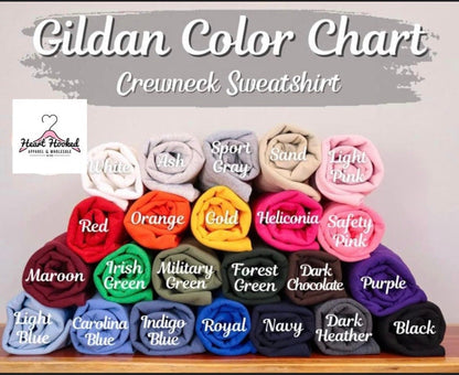 Go Team Custom Football Sweatshirts - Can Do YOUR Team Colors -