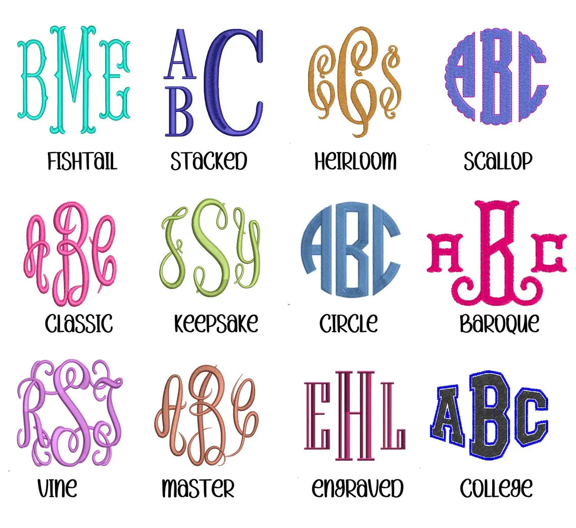 Monogramed Sweatshirt With Side Bows