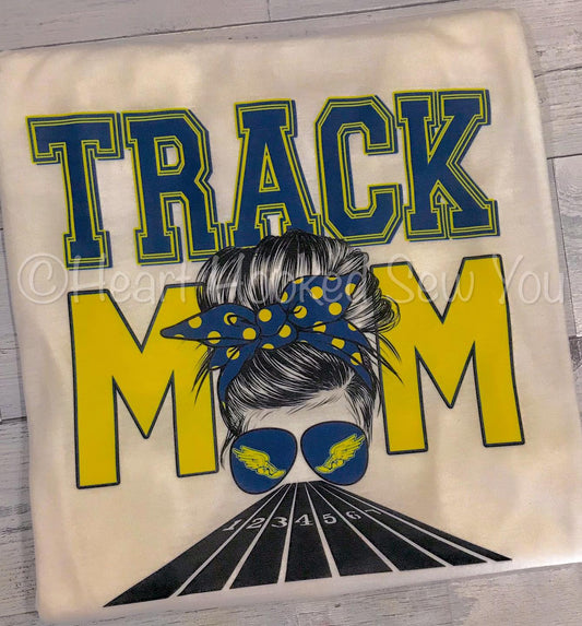 Track Mom (Can Do Any Team Colors)