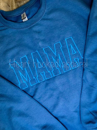 Personlized Stitched Sweatshirt (can customize) With Names On The Sleeve
