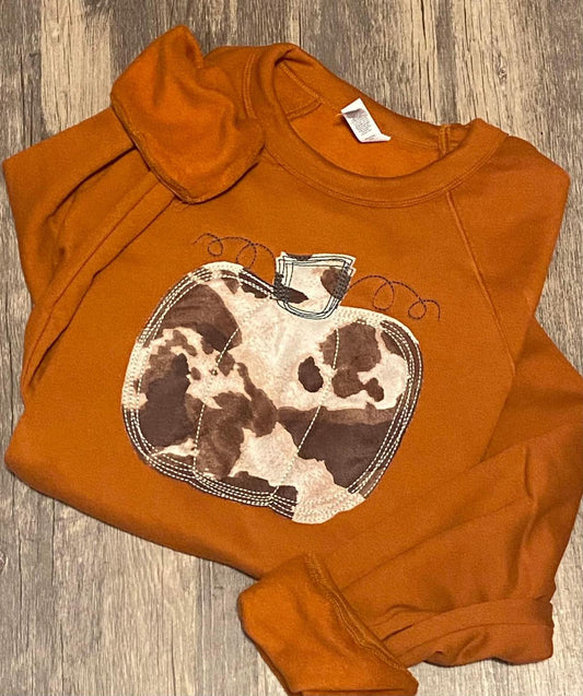 Bella Canvas Cow Print Pumpkin