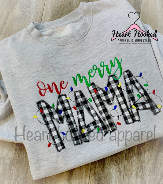 One Merry Mama Christmas Light