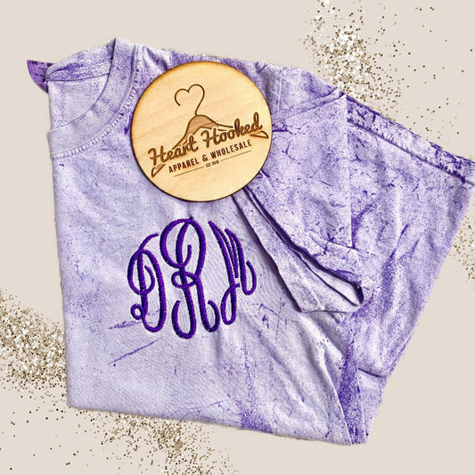 Comfort Colors Color Blast Monogrammed Tees