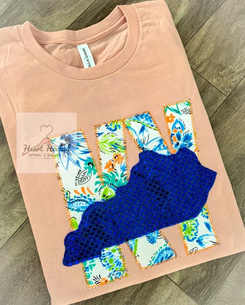 KY Bella Canvas (Peach) With Or Without State