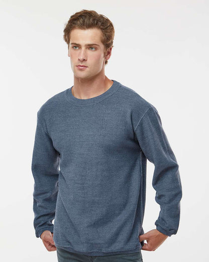 Heart Monogram Corded Crewneck