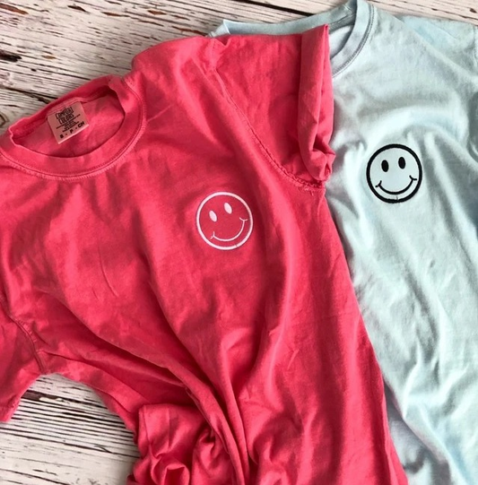 Youth Smiley/Be Kind Comfort Color Tee's