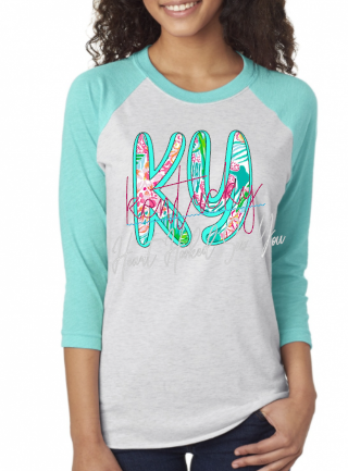 Raglan Lilly Pulitzer KY ( Can do other states )