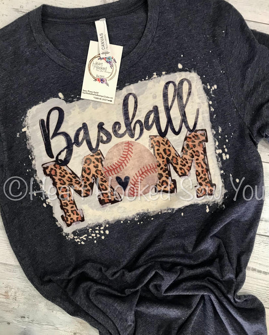 Leopard baseball mom