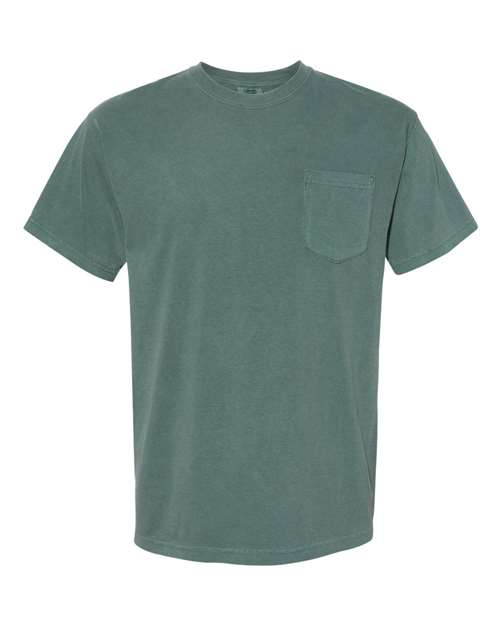 Flamingo Comfort color short sleeved pocket tee