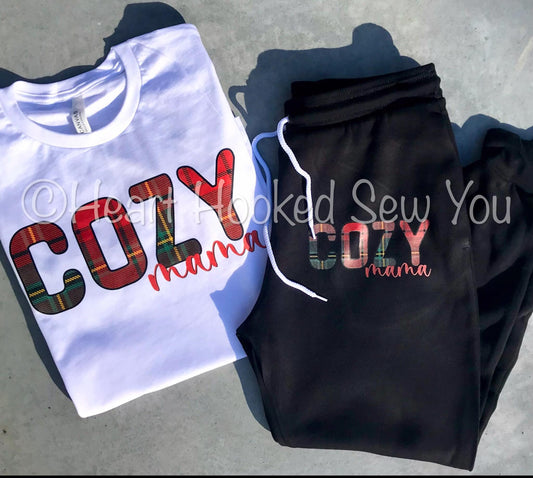 Cozy Mama Or Cozy Shirt (Link For Joggers Are Posted In the Description)