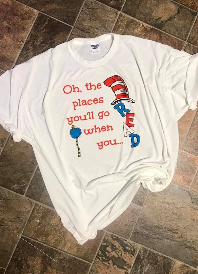 Dr Seuss, Oh The Places You'll Go *Sublimated*