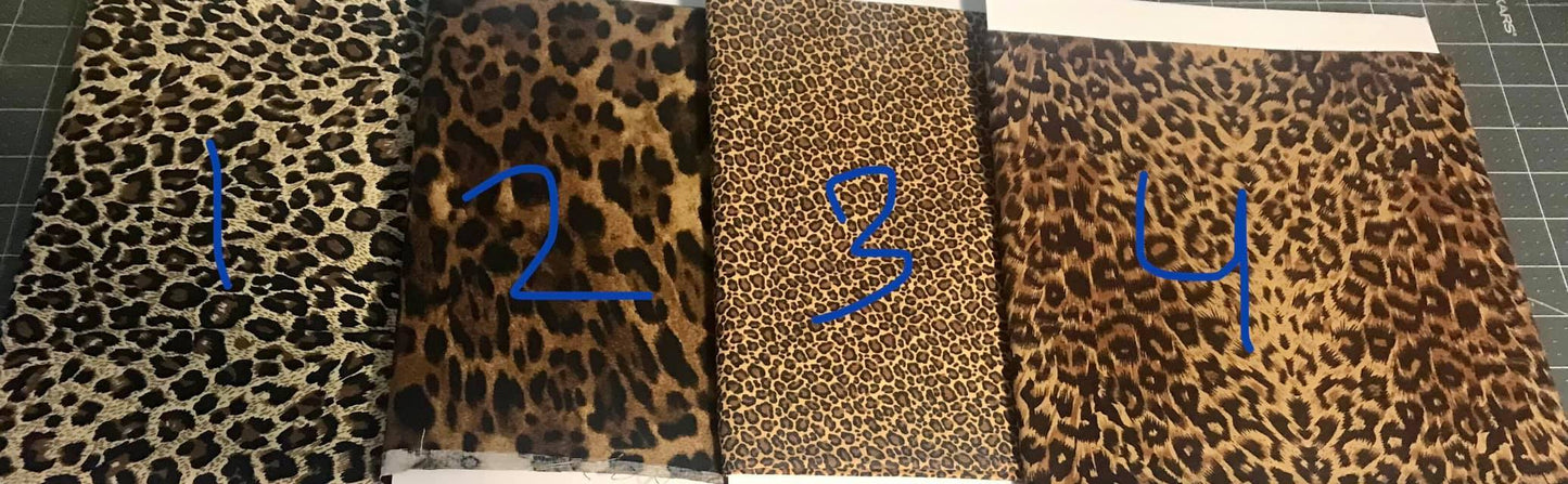 Monogramed Leopard/Cheetah Applique