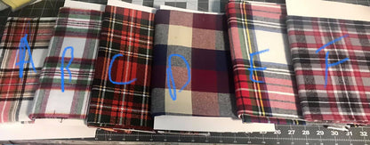 Plaid Monogramed Sweatshirt