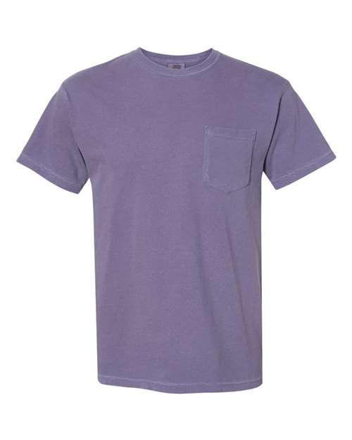 Flamingo Comfort color short sleeved pocket tee