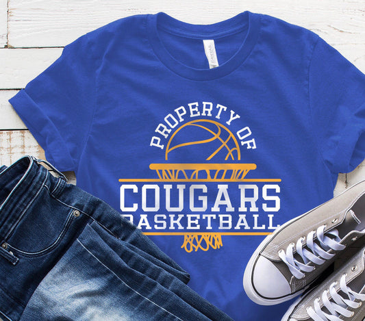 Property Of Cougars Basketball