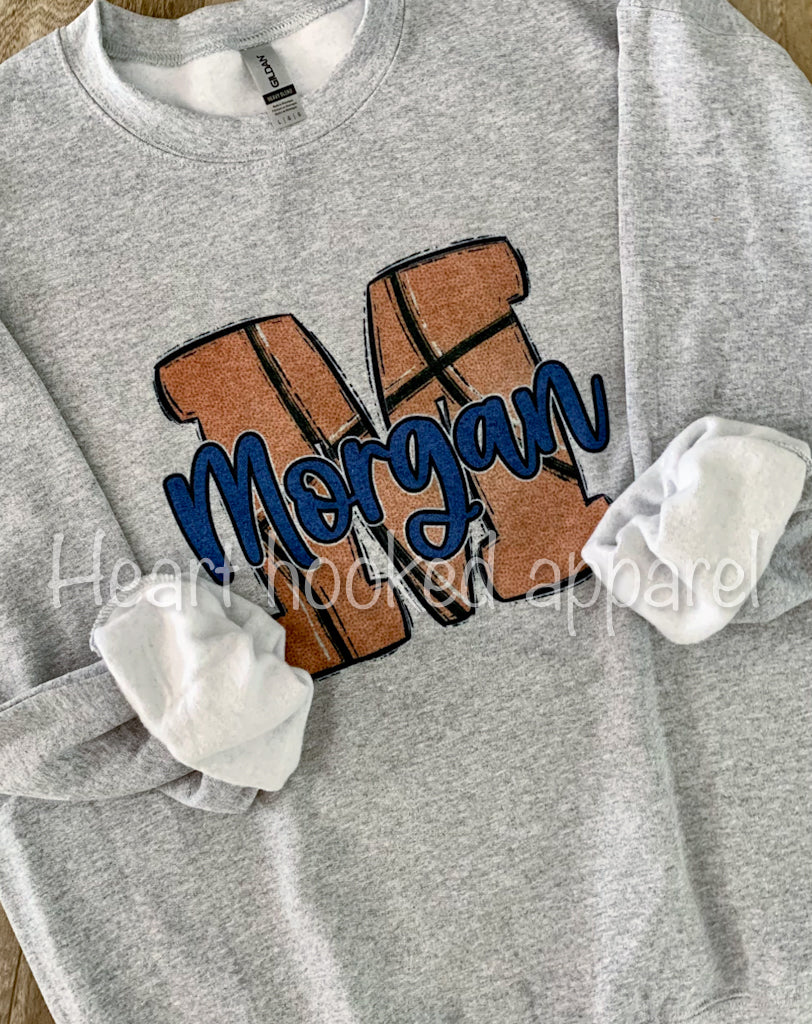 Basketball Tees And Sweatshirts HeartHookedApparel