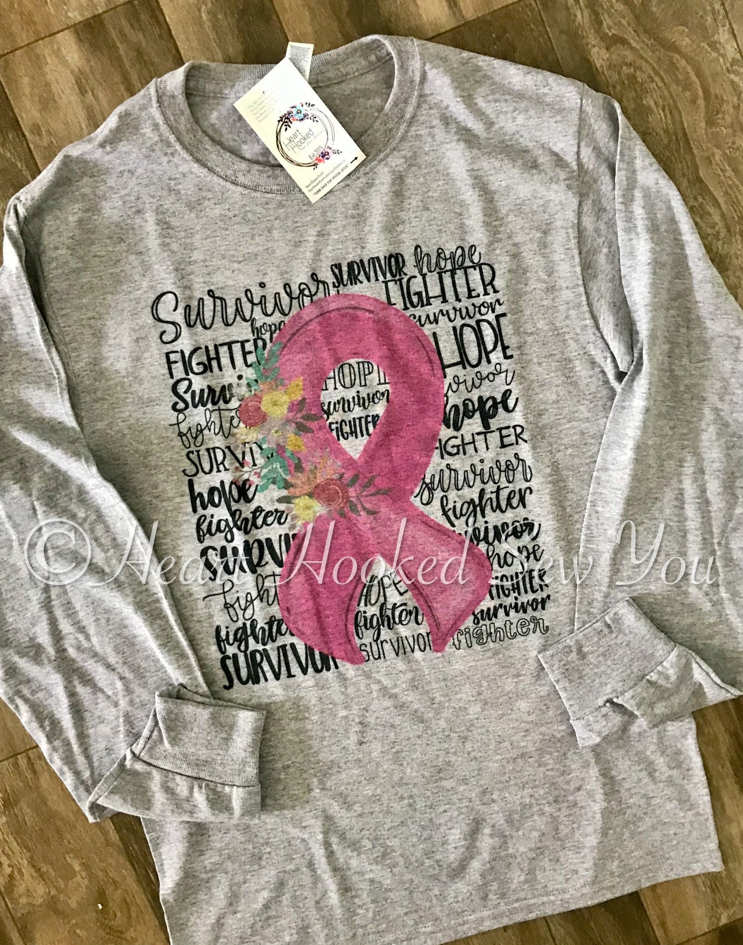 Pink Ribbon Cancer Survivor  *Sublimated*