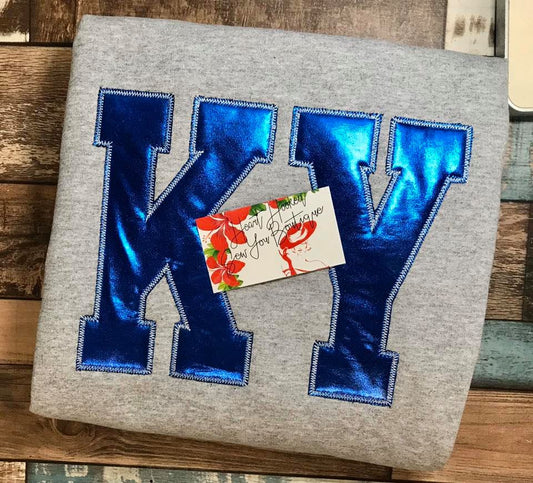 KY  Or State Outline *Sweatshirt* Embroidered *