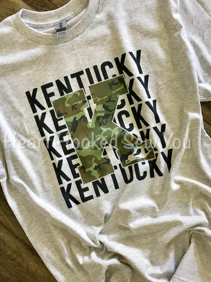 Kentucky Camo Short Sleeved