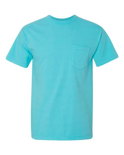 Flamingo Comfort color short sleeved pocket tee