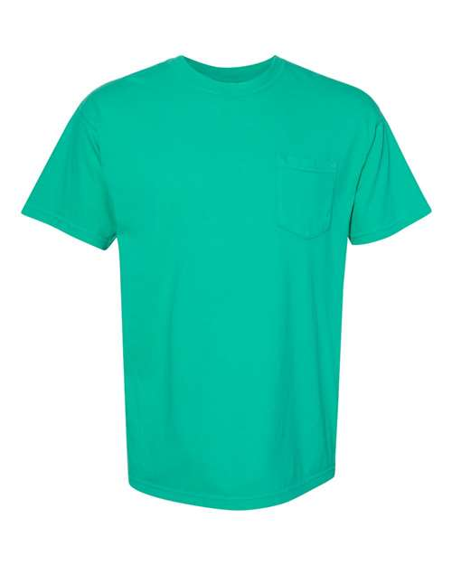 Flamingo Comfort color short sleeved pocket tee