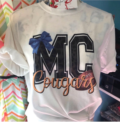 White MC Cougars *Sublimated* Can do other teams and colors