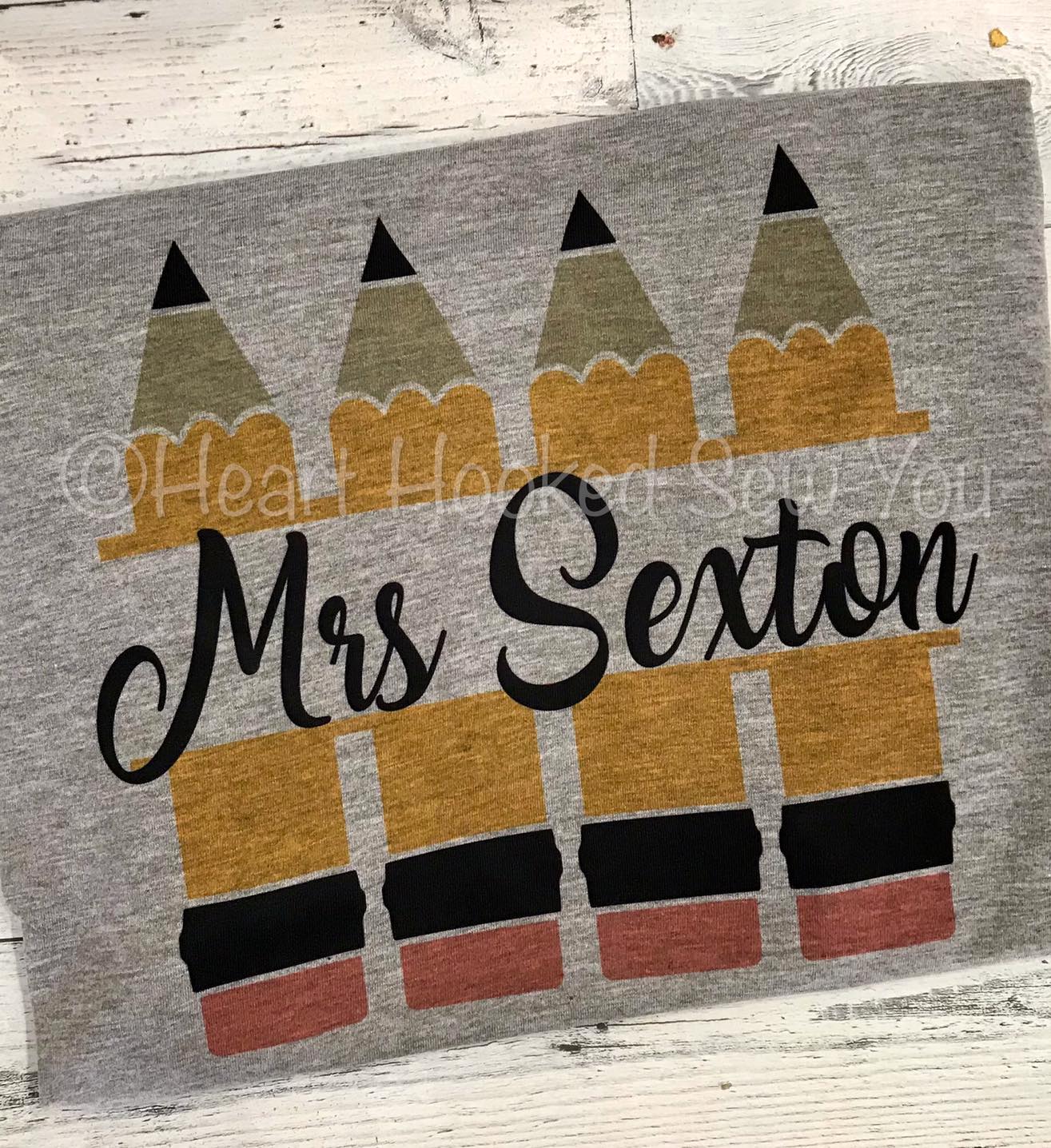 Teacher Pencil Tee