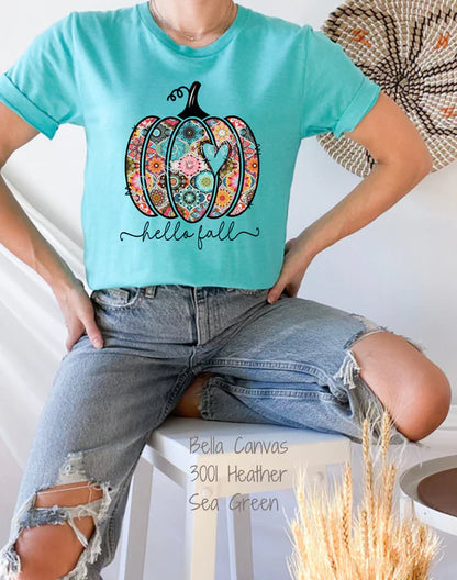 Patchwork Pumpkin Hello Fall