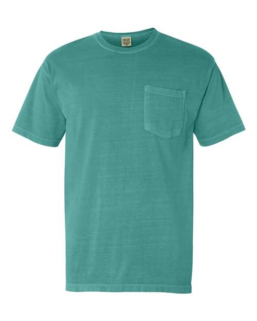 Flamingo Comfort color short sleeved pocket tee