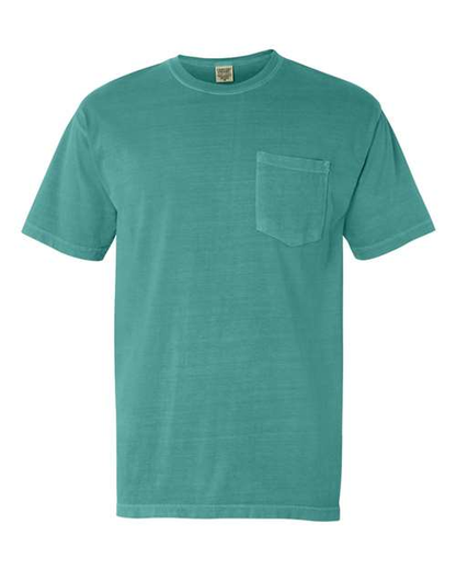 Flamingo Comfort color short sleeved pocket tee
