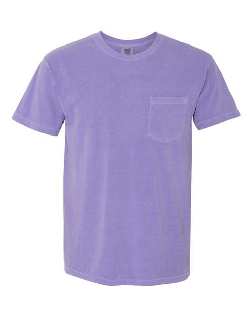 Flamingo Comfort color short sleeved pocket tee