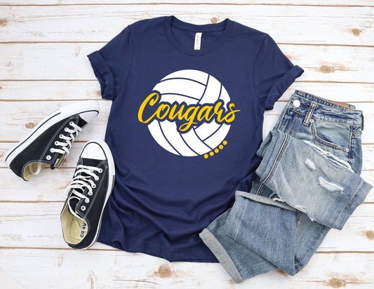 Cougars Volleyball (Gildan Brand)